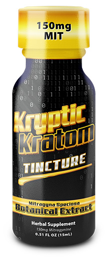 Kryptic Kratom Tincture bottle