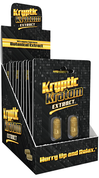 Kryptic Kratom Extract Display